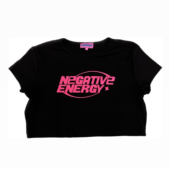 Edikted Negative Energy Crop Top - Picture 4 of 5